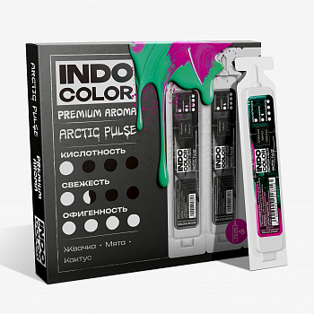 Ароматизатор IndoColor "Arctic Pulse / Мята, жвачка, кактус" 13мл (на 30мл)